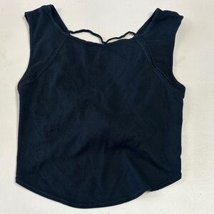 Free People Backless Crop Top